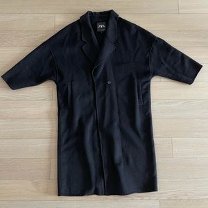ZARA BLACK DUSTER COAT